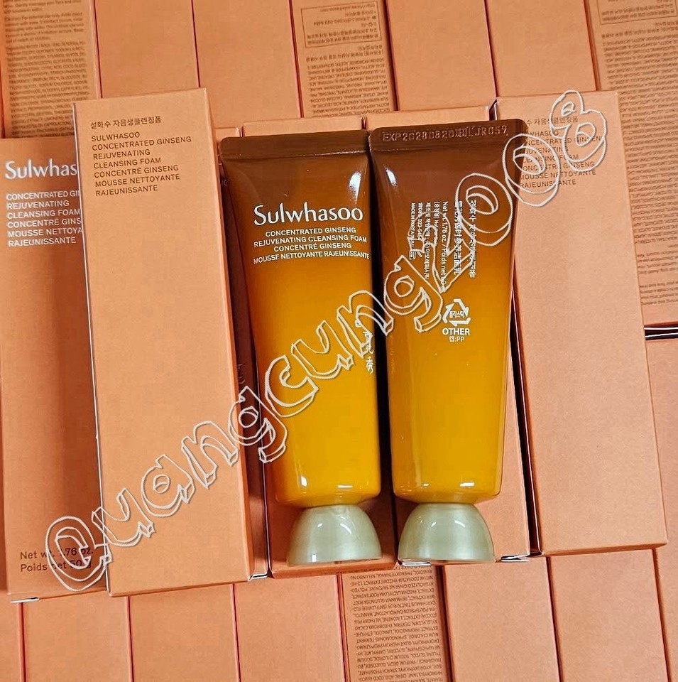 Sulwhasoo Concentrated Ginseng Rejuvenating Cleansing Foam 50g 1pcs~10pcs