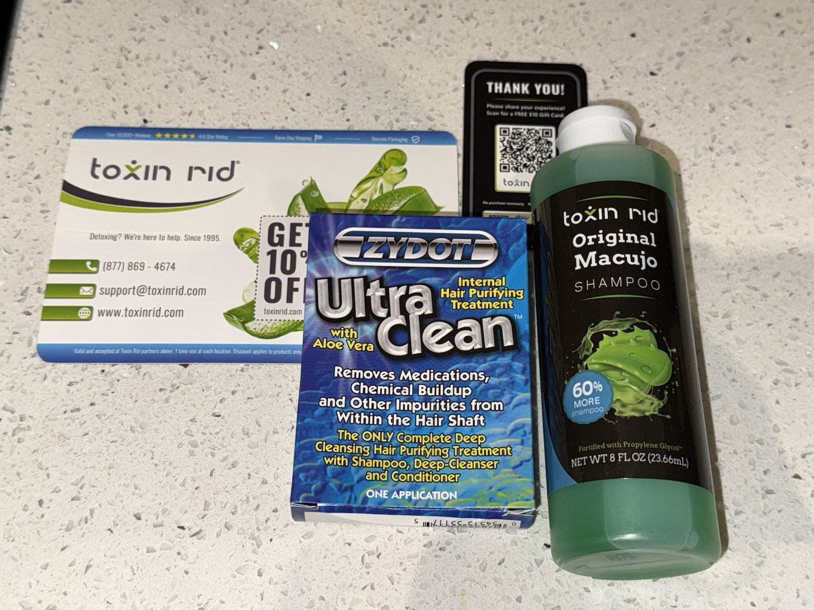 Original Macujo Shampoo + Ultra Clean Zydot Bundle – For Hair Follicle Test