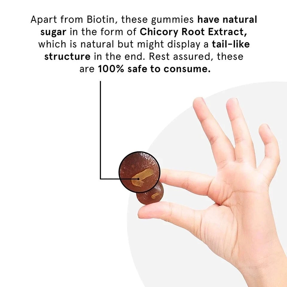 Man Matters Biotin Hair Gummies (30N) With Biotin, DHT Blockers vit A, C, E,