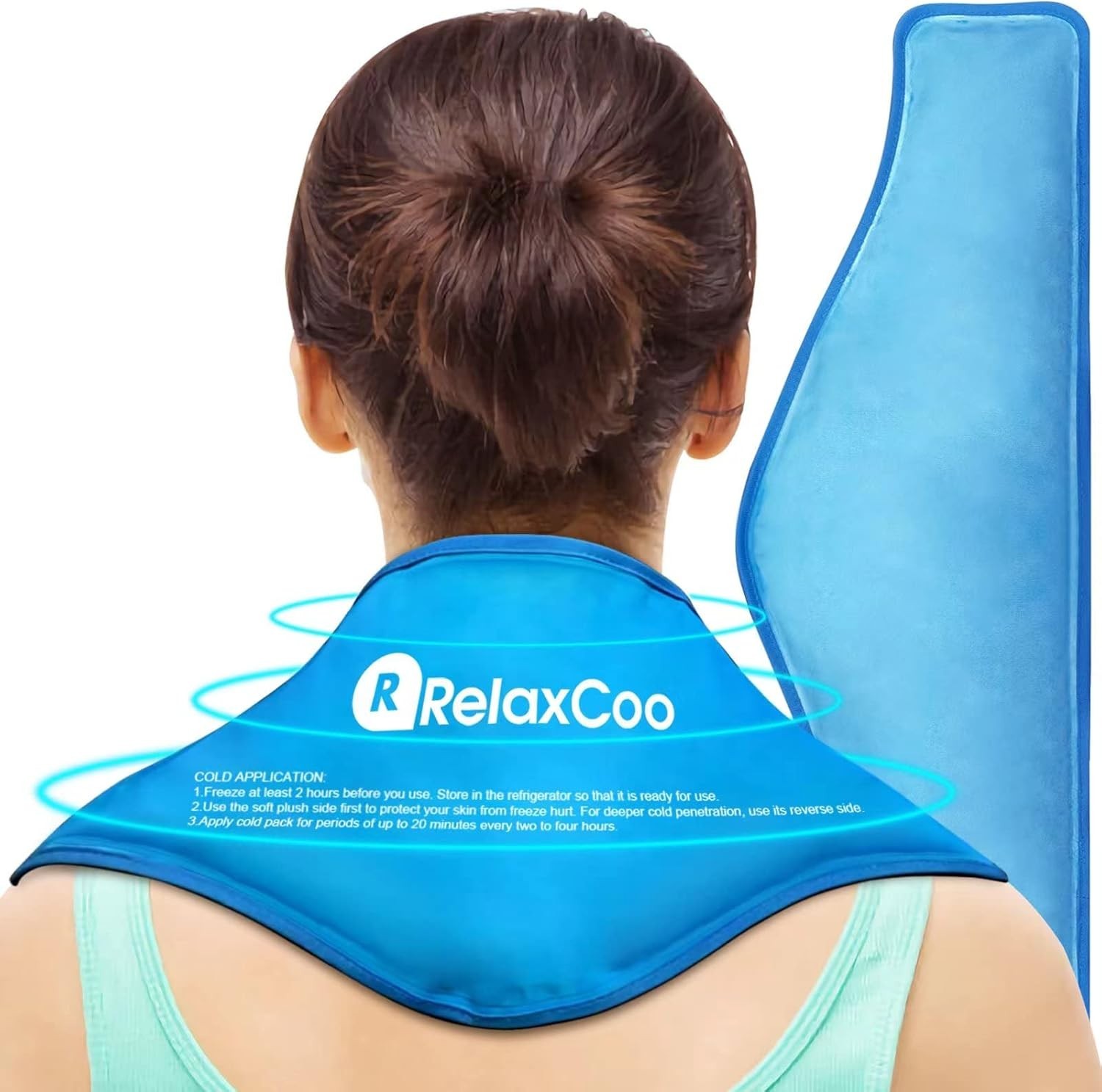 Professional-Grade Neck Ice Pack Wrap – Pain Relief for Injuries & Surgery