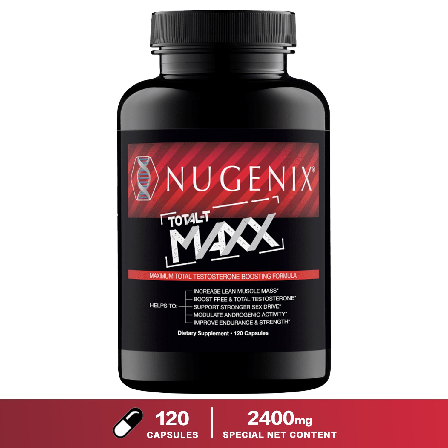 NUGENIX TOTAL-T MAXX – Zinc – Testosterone Booster, Energy, Stamina, Performance