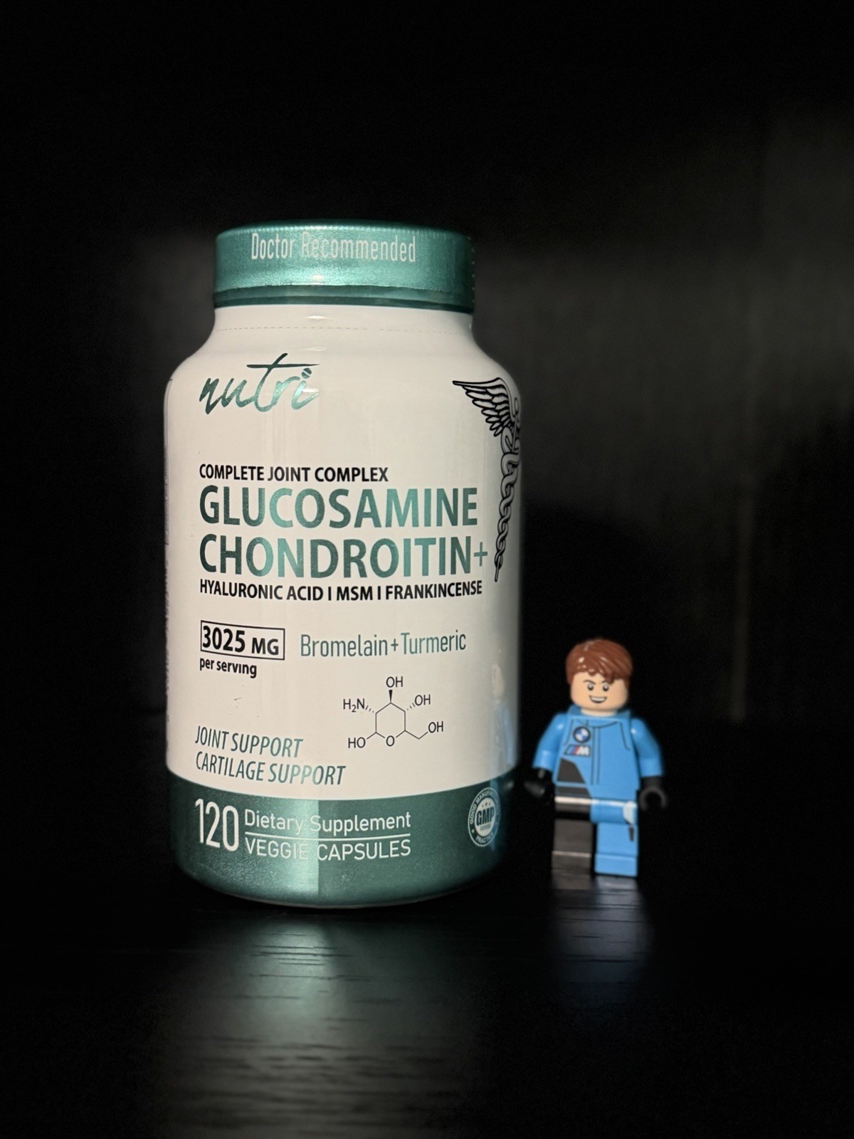 New Batch!!!Nutri 8-in-1 Glucosamine Chondroitin MSM Turmeric 120 Count EXP 9/28