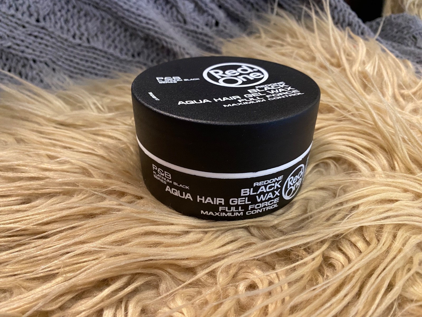 RedOne Black Aqua Hair Gel Wax Full Force 150 ml (5 fl oz) Lime Scent