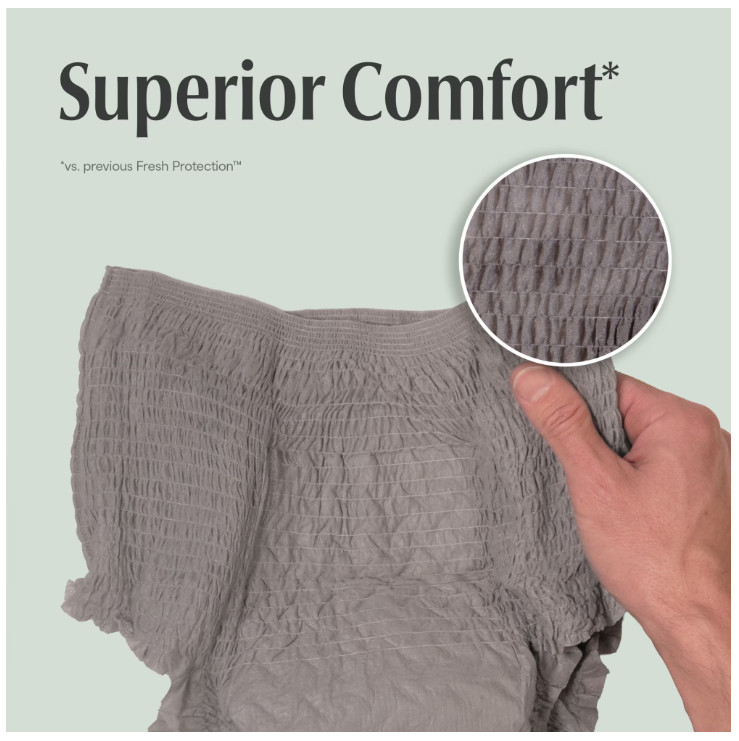 Depend Fresh Protection Incontinence Underwear for Men, Adult, XXL, 44 Count