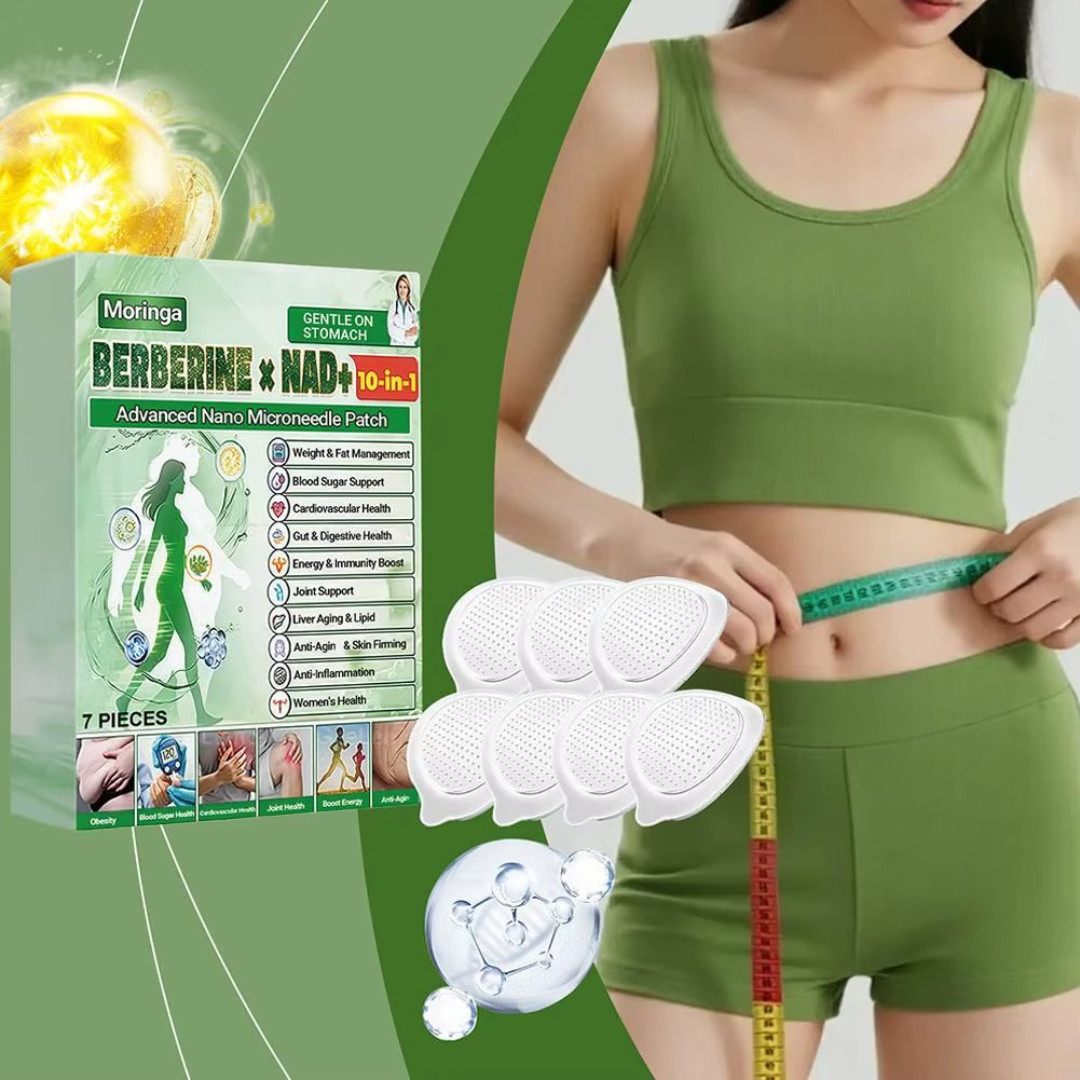 Moringa Berberine 10-in-1 Advanced Nano Microneedle Patch (7pcs/box)