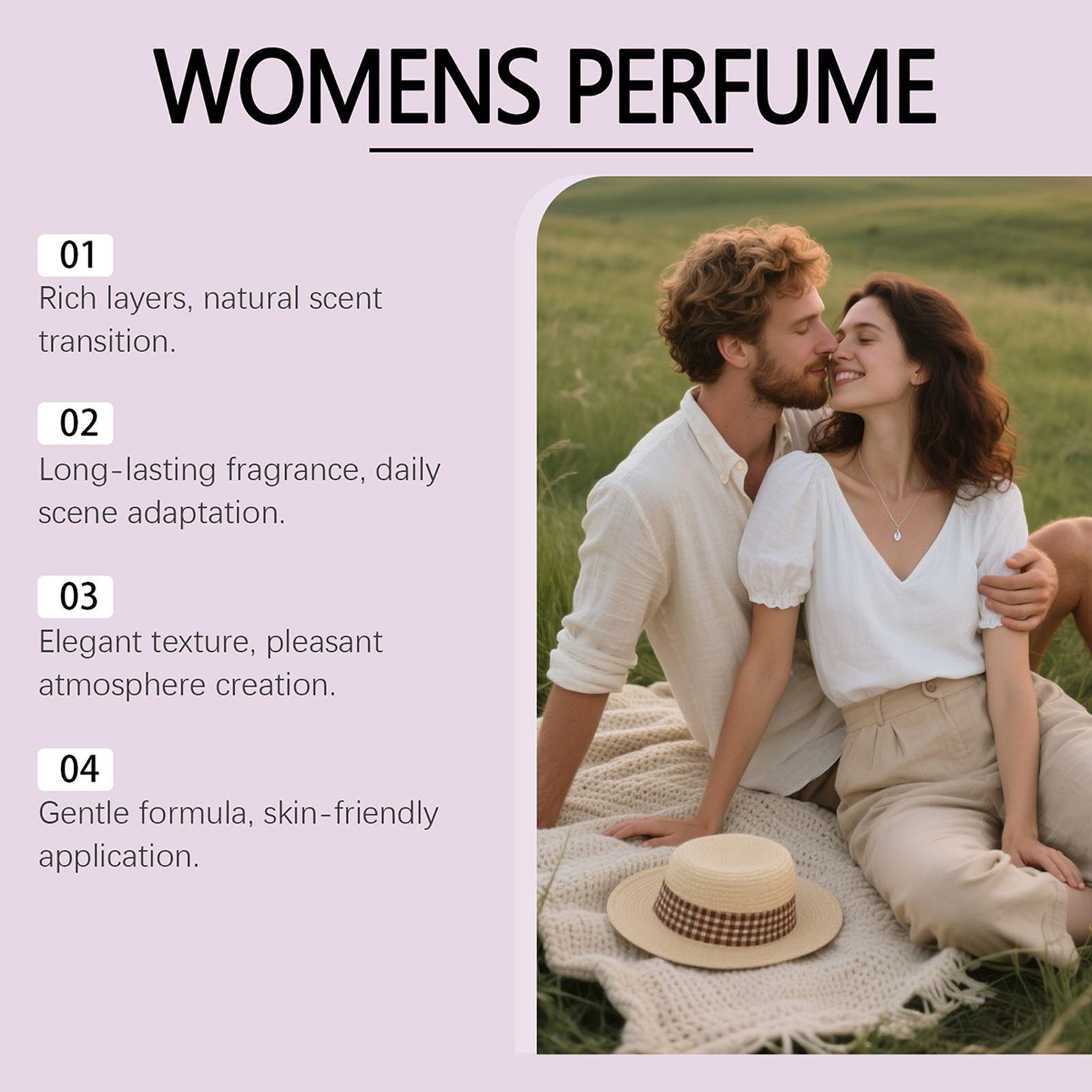 ASSEEK Women’s Perfume, LongLasting Fragrance For Women, Floral And Fruity.