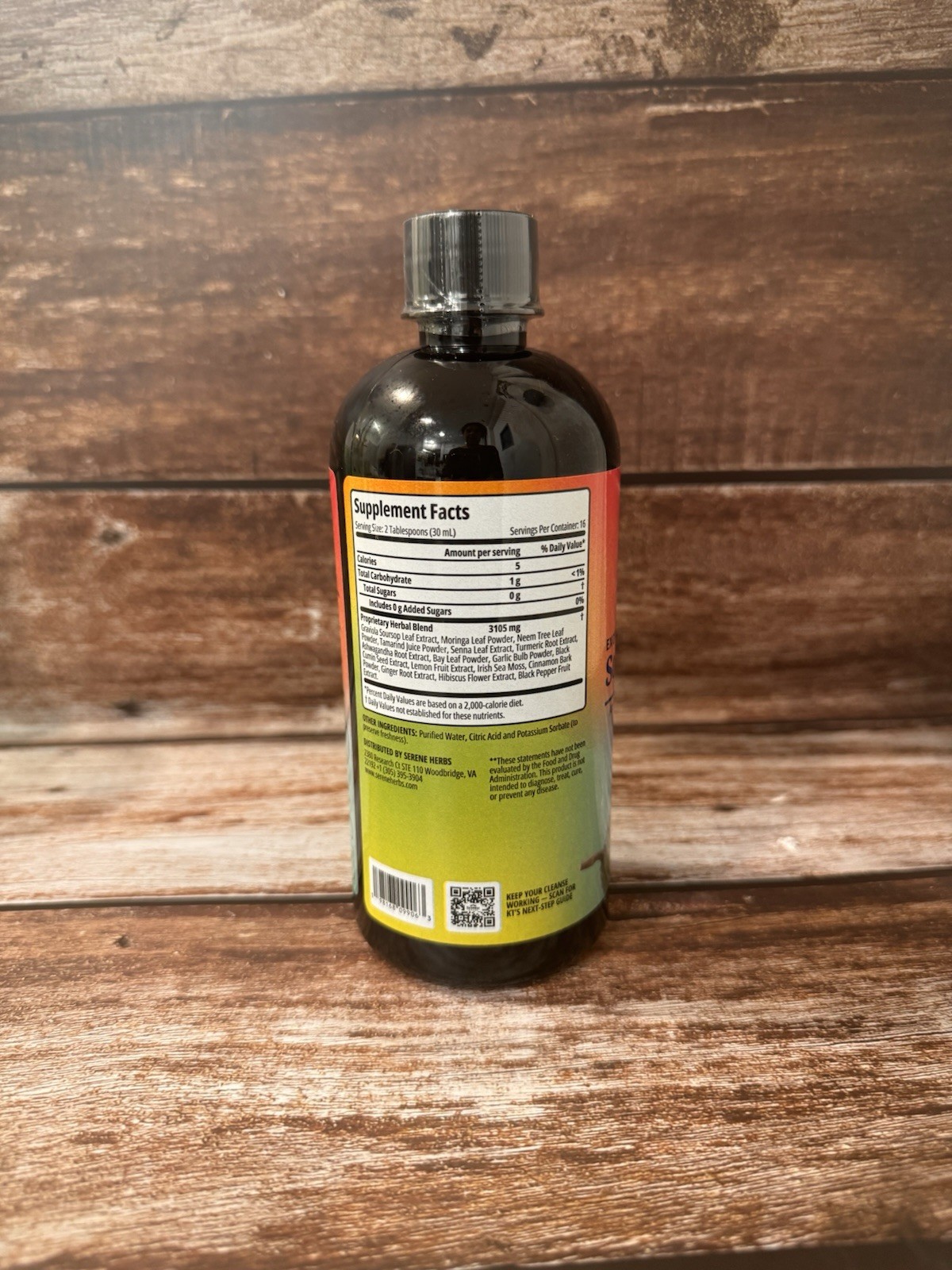 Serene Herbs Soursop Bitters Liquid with Soursop Leaves for Gut Cleanse, Detox.