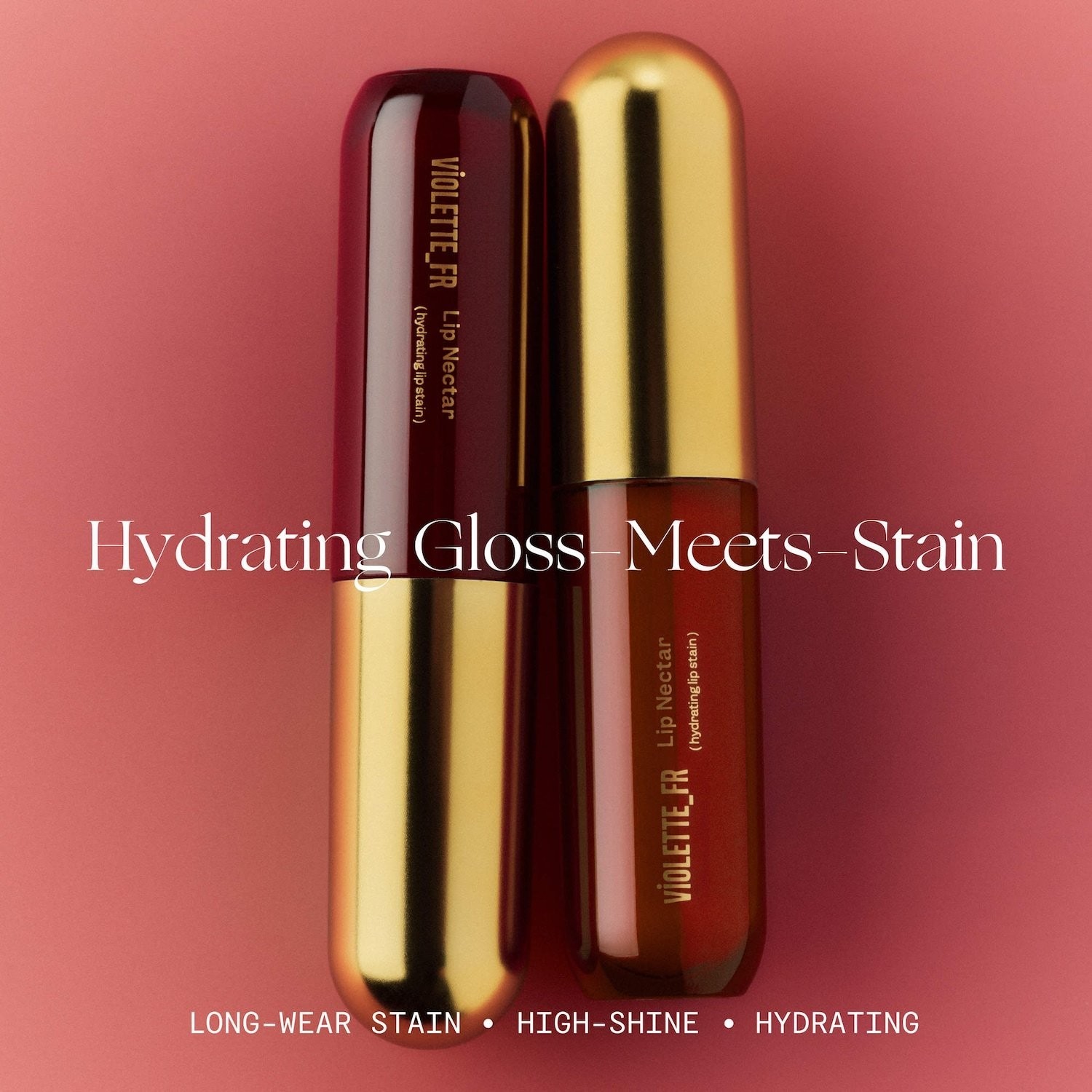 NIB 100% Authentic VIOLETTE_FR LIP NECTAR Hydrating Lip Stain,0.12oz,6 colors