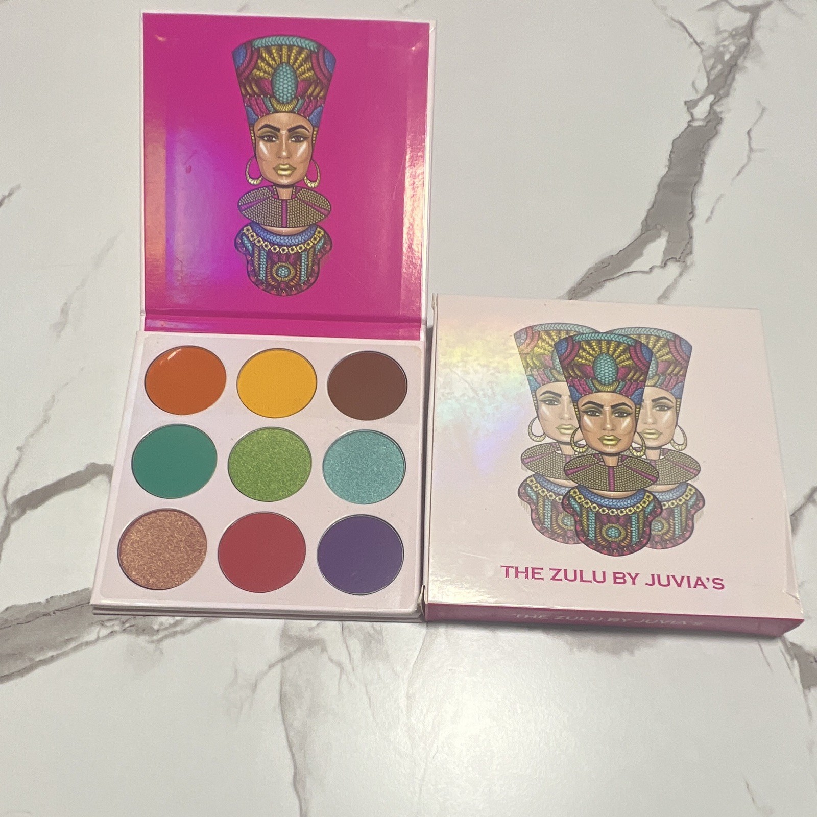 Juvia’s Place The Zulu 9-Pan Eyeshadow Palette Pressed Powder Shimmer 1.14 oz