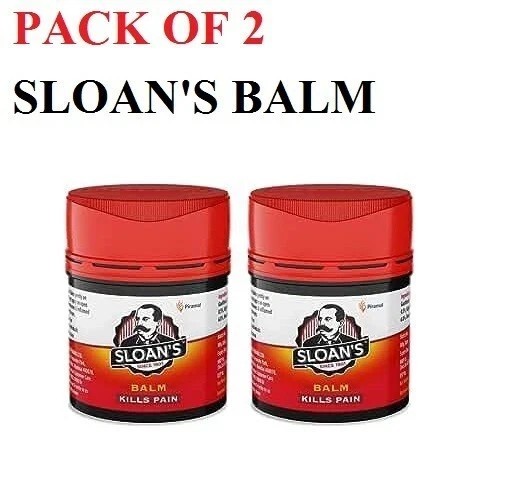 2X Sloan’s Balm | Kills Severe Pain | 20gm Power of Ayurveda with 5 Herbal Oils
