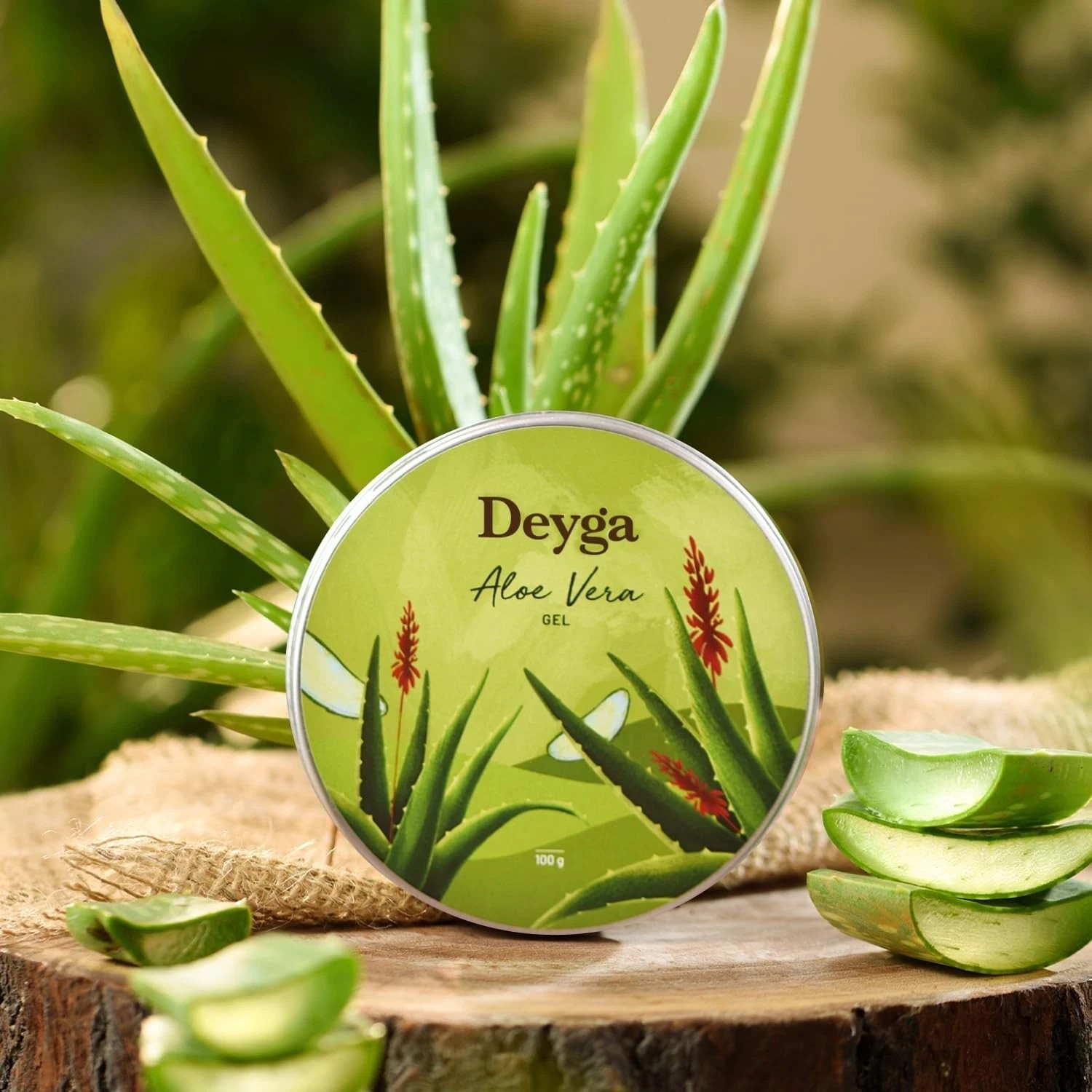 Deyga Aloe Vera Gel For All Skin And Hair Types 100gm