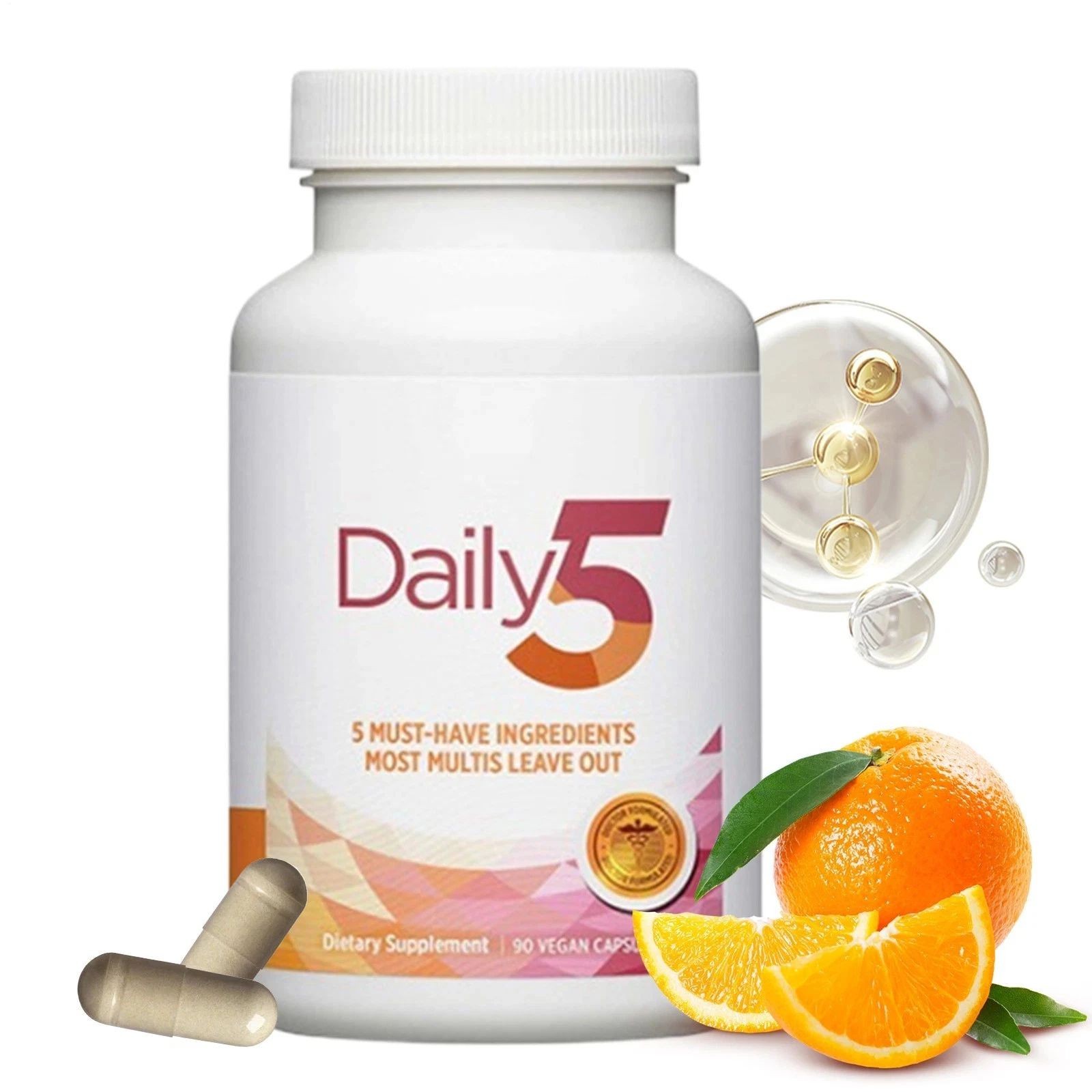 3PACK Doctors’ Preferred Daily5 90 Vegan Capsules Dietary Supplement