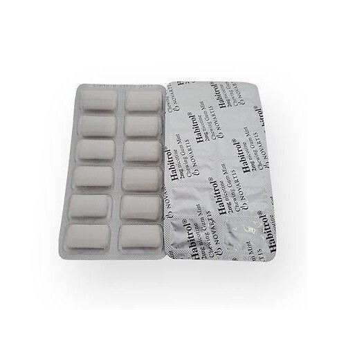 Habitrol Nicotine Gum 4 mg FRUIT (2040 total Pieces, 10 Bulk Boxes) NEW 01/2025