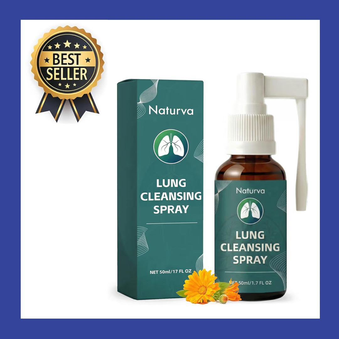 Naturva Lung Cleansing Spray,Calendula Leaf Extract 1 Fl Oz (Pack of 1), 1pcs