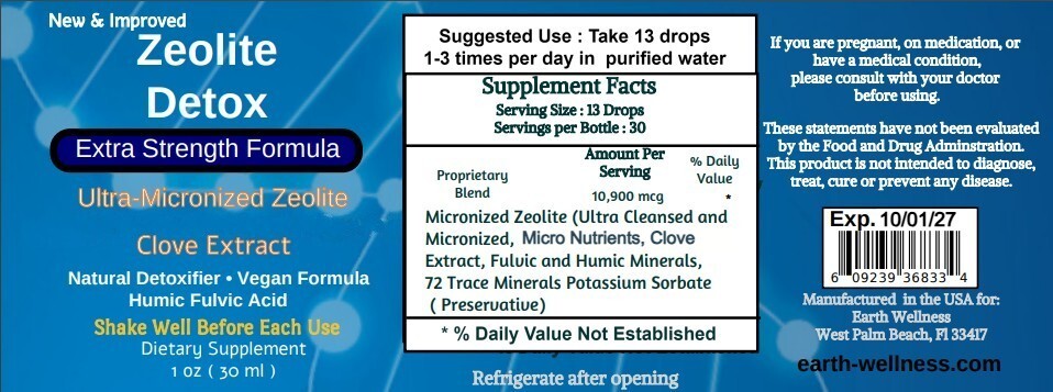 Extra Strength Liquified Zeolite Liquid Detox 10x – 50x MORE ZEOLITE