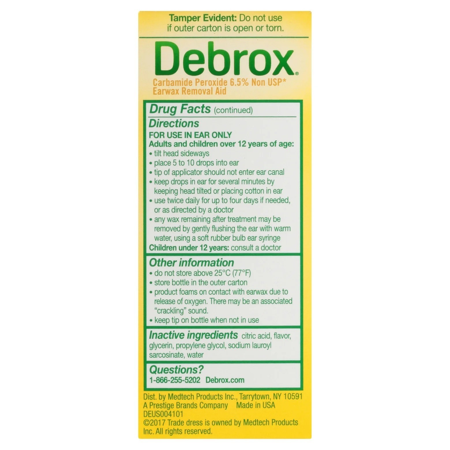 Debrox Ear Wax Removal Kit – Includes Bulb Syringe and 0.5 Fl Oz Removal Drops