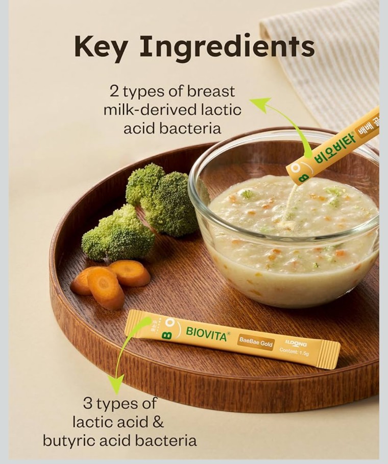 Lactobacillus Baby Probiotics Powder 30 Powder Sticks – 30 Days Healthy BIOVITA