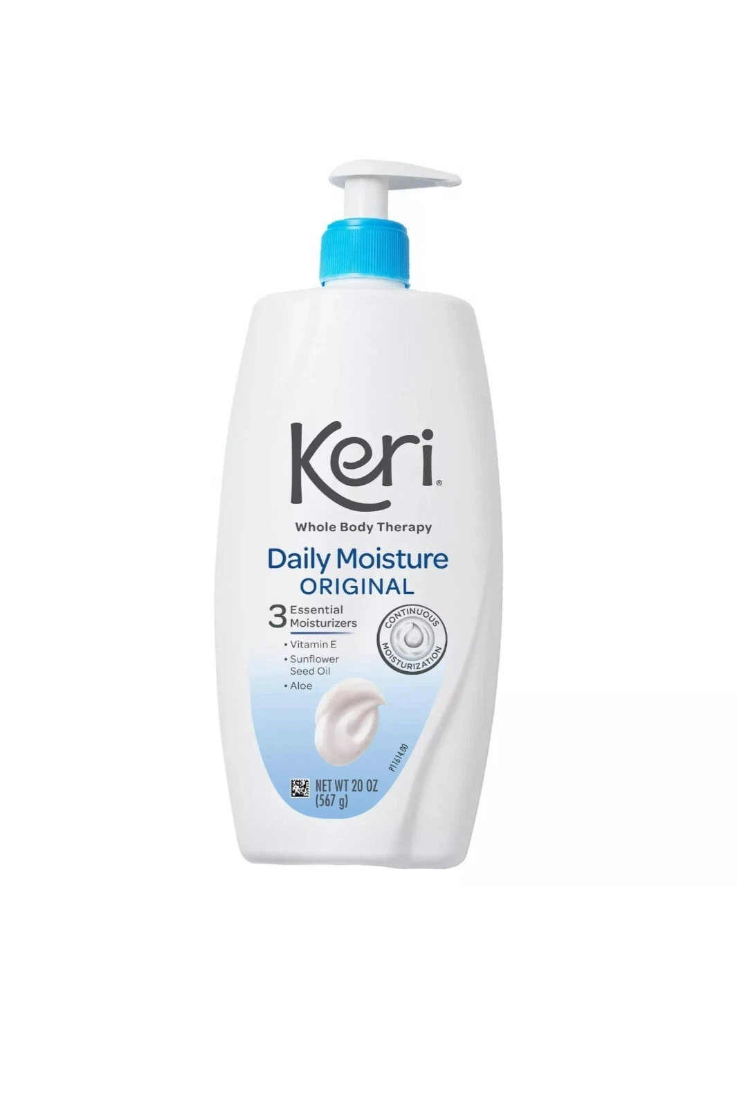 Keri Whole Body Dry Skin Daily Moisture Therapy Original Lotion w/ Aloe 20 oz