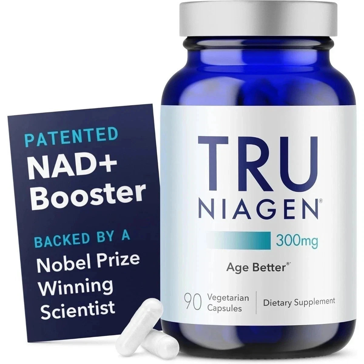TRU NIAGEN NAD Supplement for Brain Function & Anti-Aging – 300mg Niagen – 90 Se