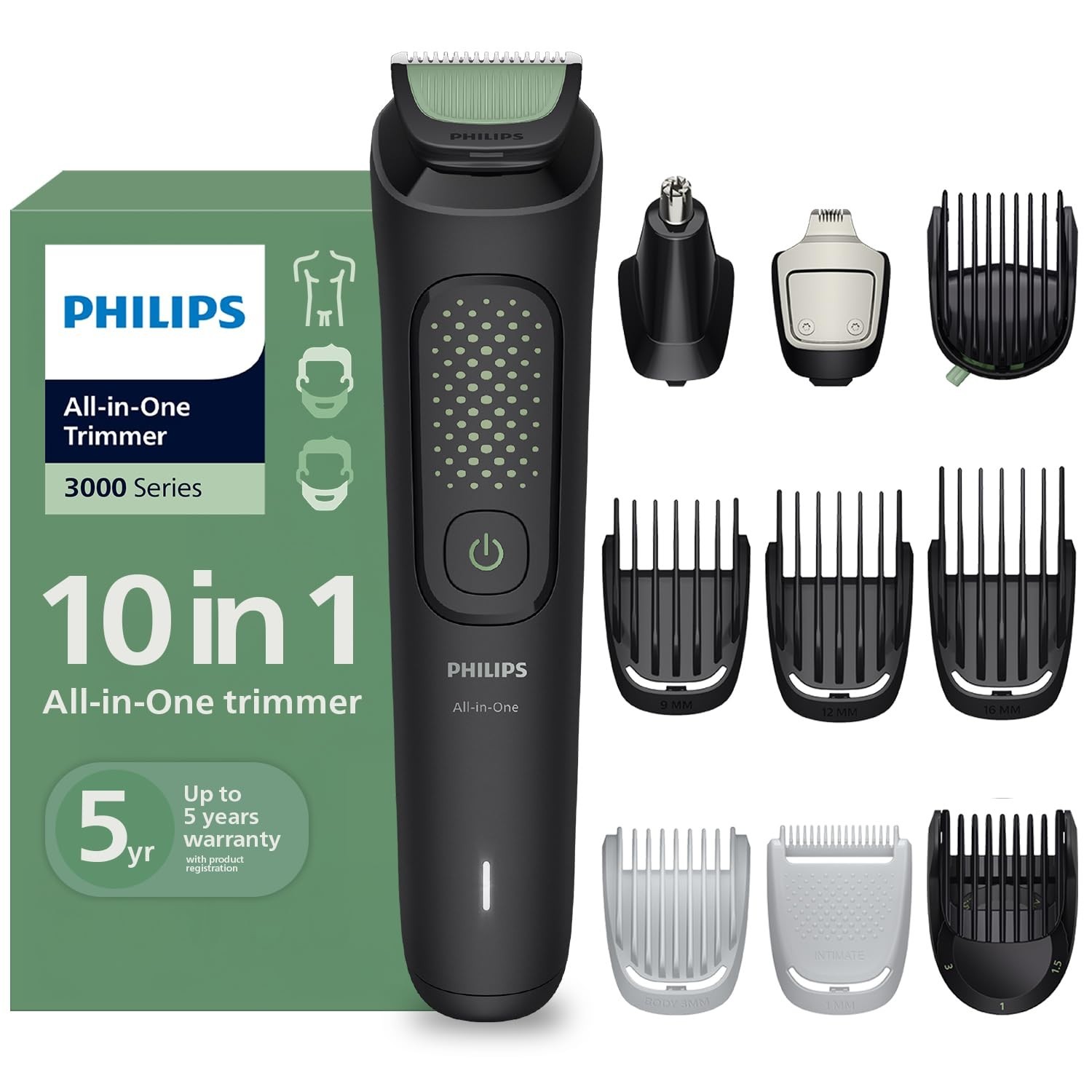 Philips India’s No.1 Men’s Trimmer,MG3941/15,Green