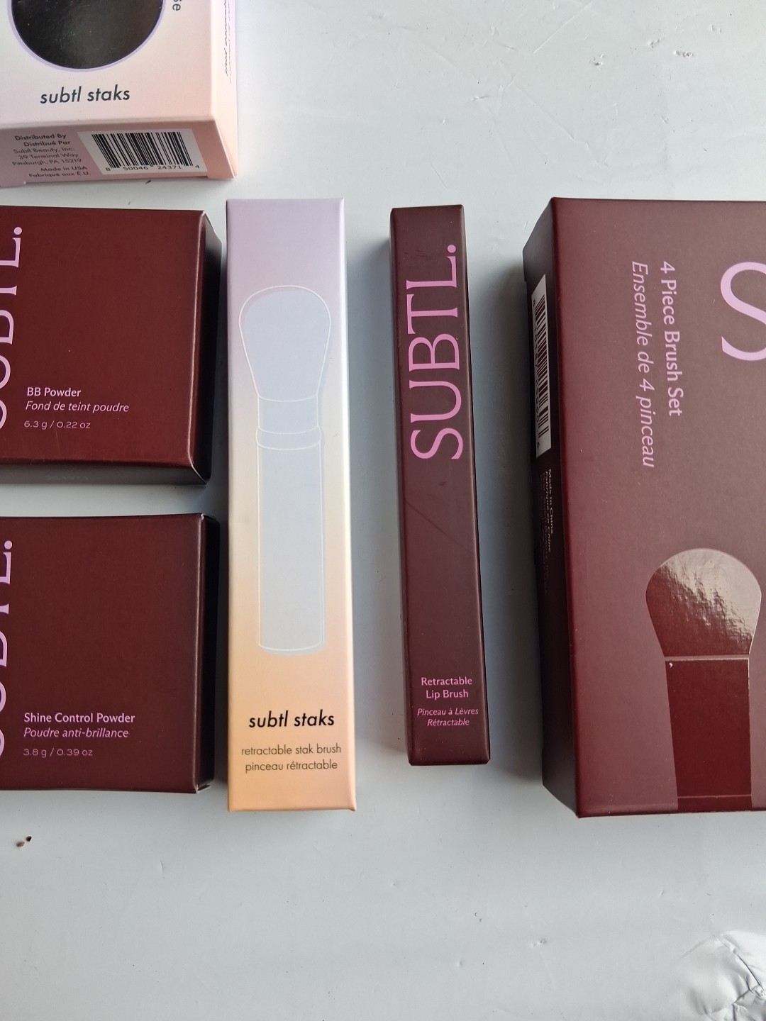 SUBTL. A Box Full Of Makeup Goodies 9 Items. See All Items In Pictures
