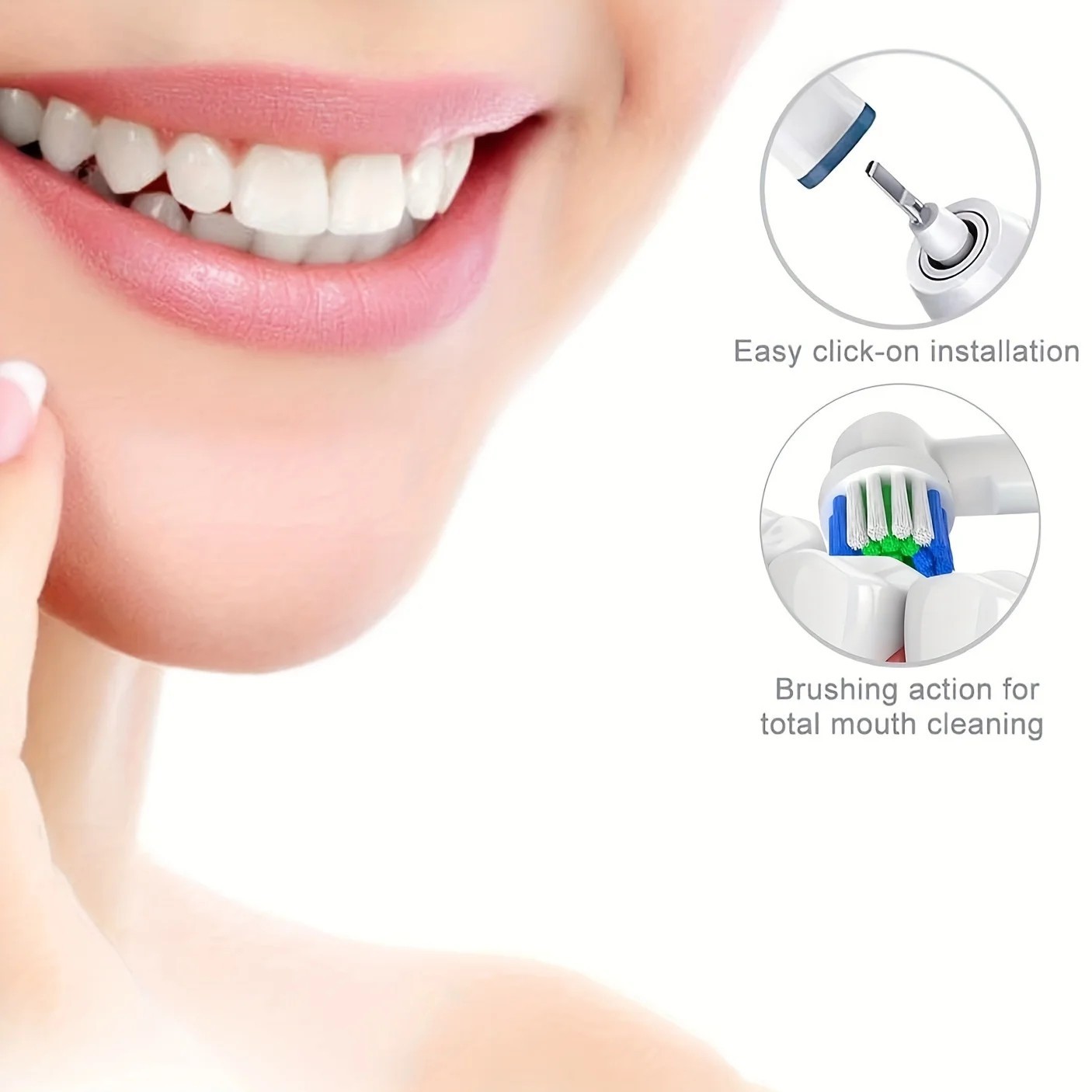 Electric Toothbrush Heads Compatible With Oral B Braun Replacement brush Head