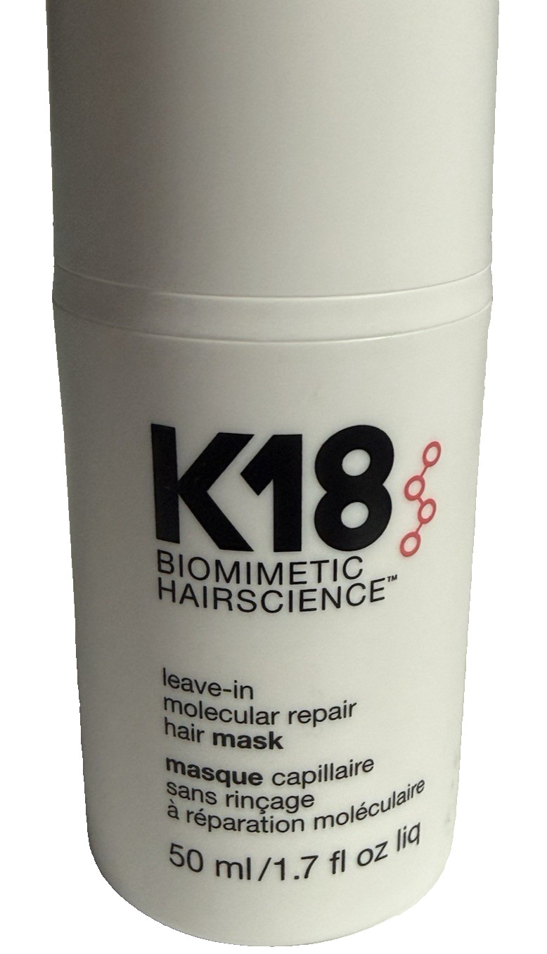 K18 Leave In Molecular Repair Hair Mask Biomimetic Hairscience, 1.7 fl oz NWOB