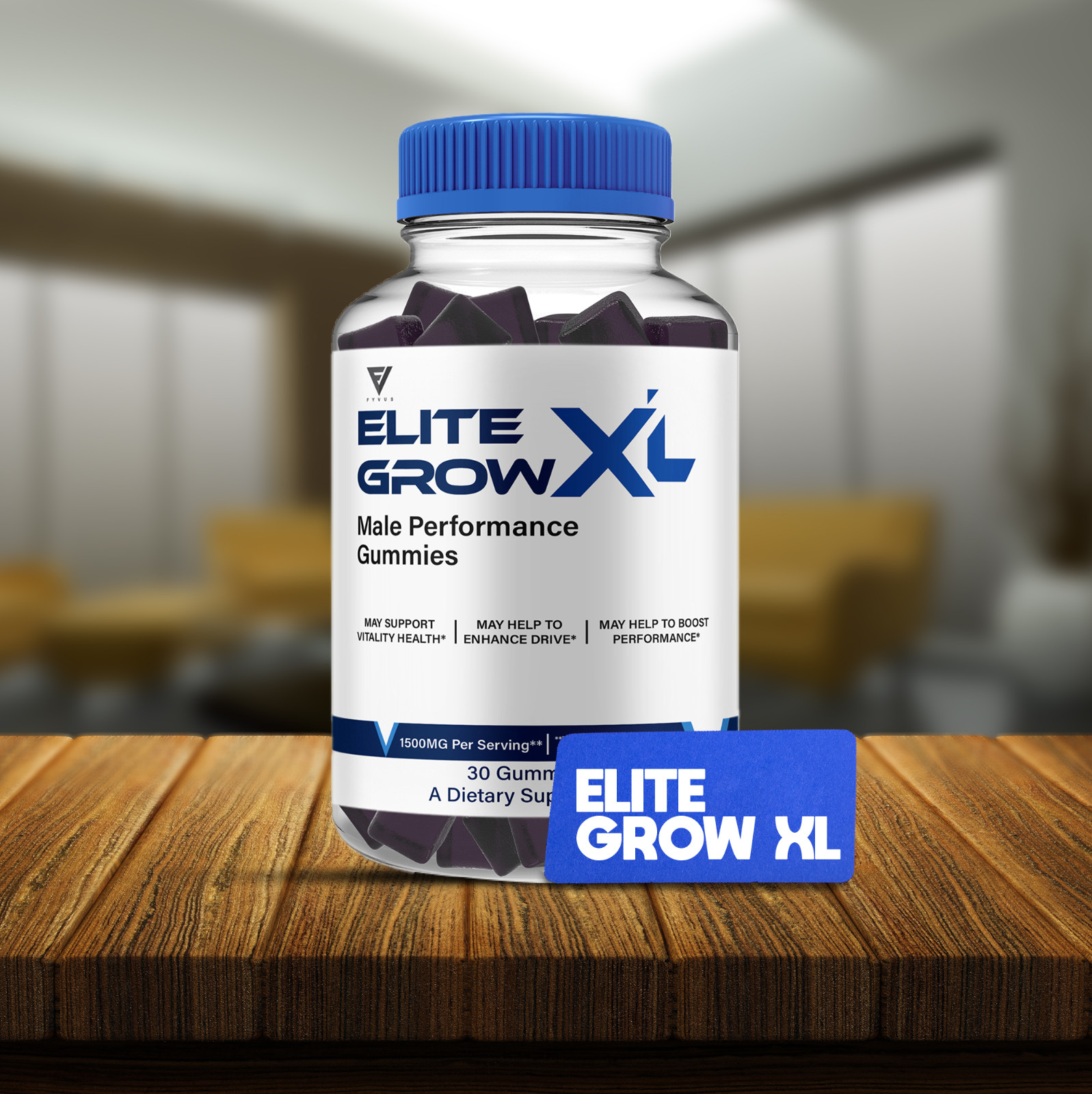 Elite Grow XL Gummies for Men EliteGrow XL Supplement (1 Month Supply)