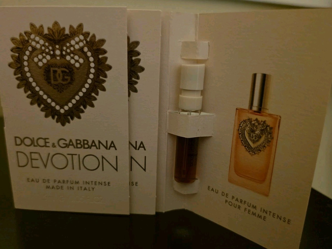 NEW 3X Dolce & Gabbana Devotion Eau de Parfum Intense Sample Spray 1.5ml Each