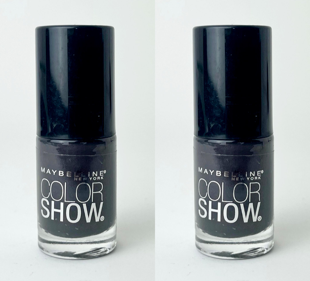 Set of 2 Maybelline Color Show Purple Nail Polish #804 Plum As You Are .23 FL oZ