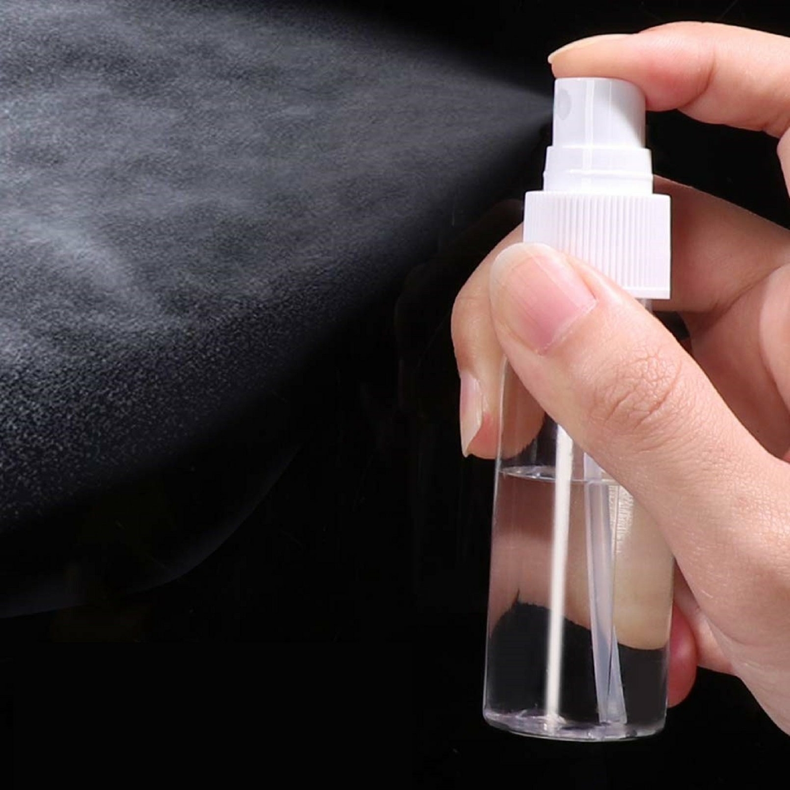 1~200PC 30ml/60ml Travel Spray Bottle Plastic Transparent Perfume Empty Atomizer
