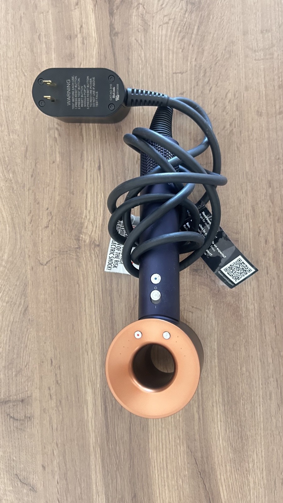 Dyson Supersonic Hair Dryer – Nickel/Copper (389920-02)