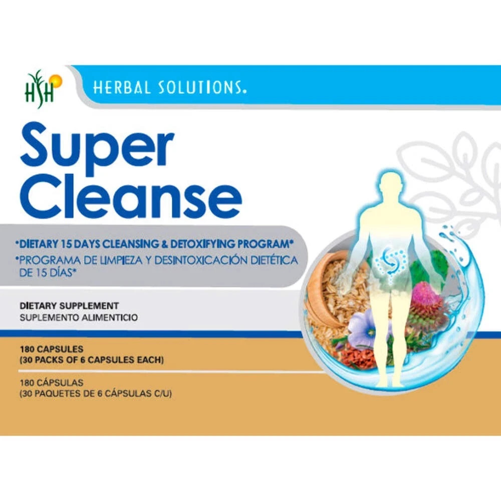 Herba1 Super Cleanse l5 days Detox Program 14-in-1 Formula for Digestive Renewal