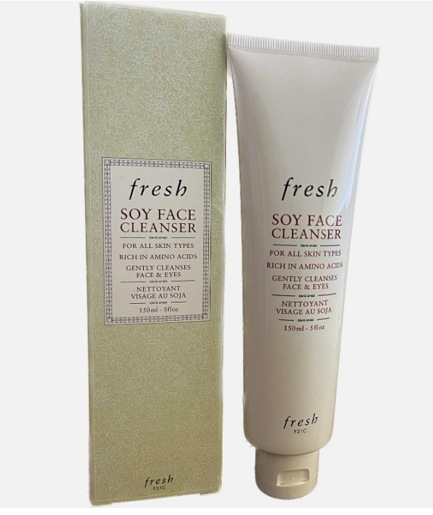 Fresh Soy Face Cleanser For All Skin Types 150ml/5 oz – New In Box