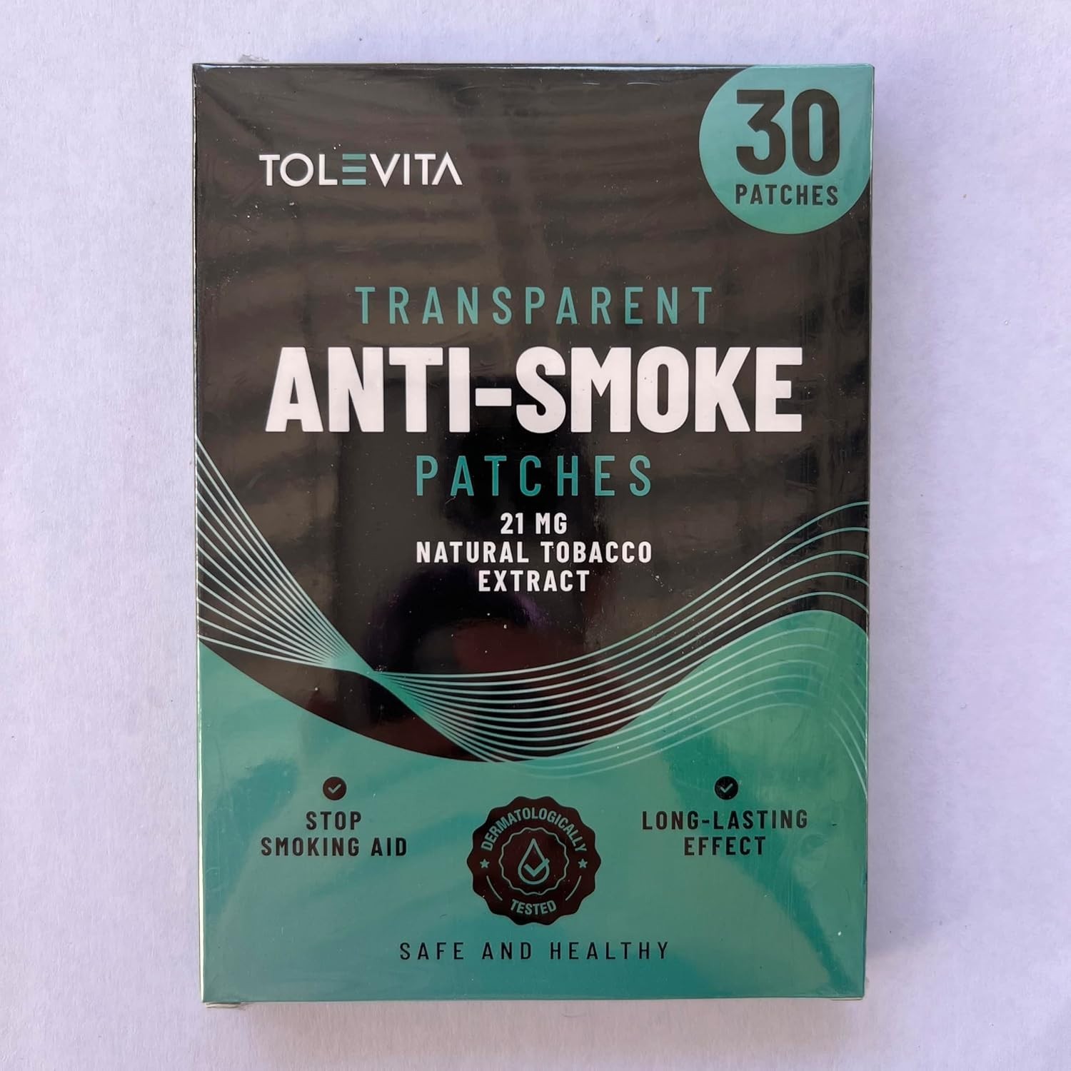 TOLEVITA Anti-Smoke Herbal Patches – 21mg, 30 Patches for Reducing Cravings USA!