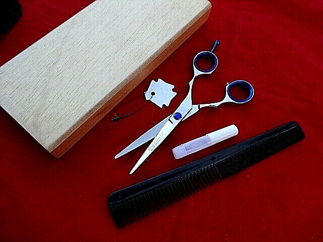 Money Back Warranty_5.5″ 440c Hairdressing Hair Cutting Scissors