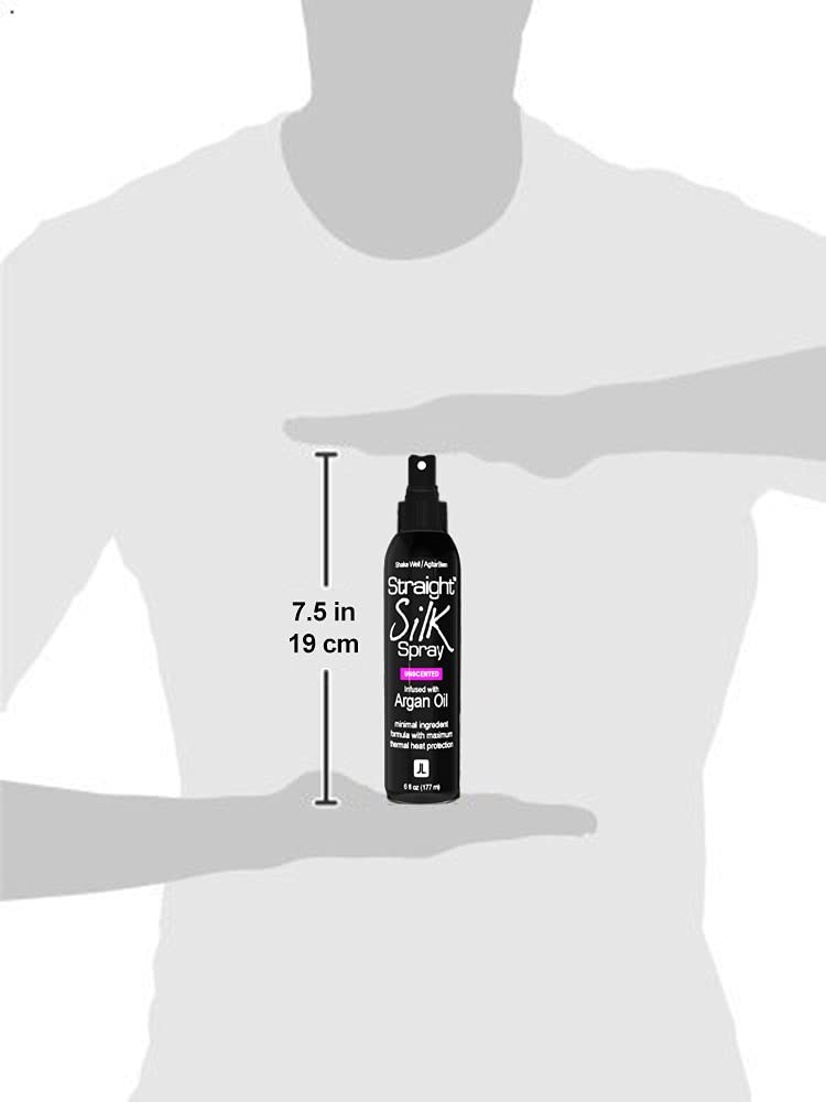 Straight Silk Spray with Moroccan Argan Oil Thermal Protector Spray | Hair St…