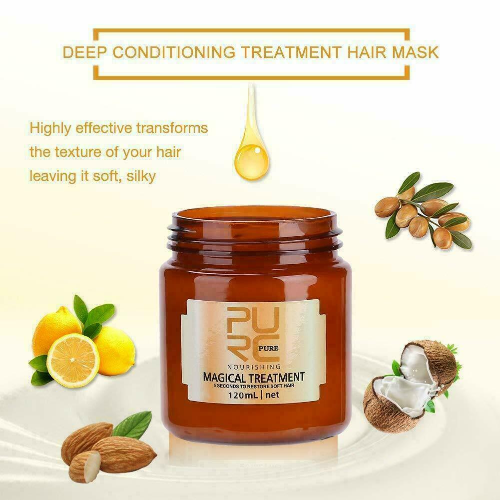 Magical Hair Treatment Mask Tonic Keratin Hair 5 Sec Repairs Damage Restore Hair