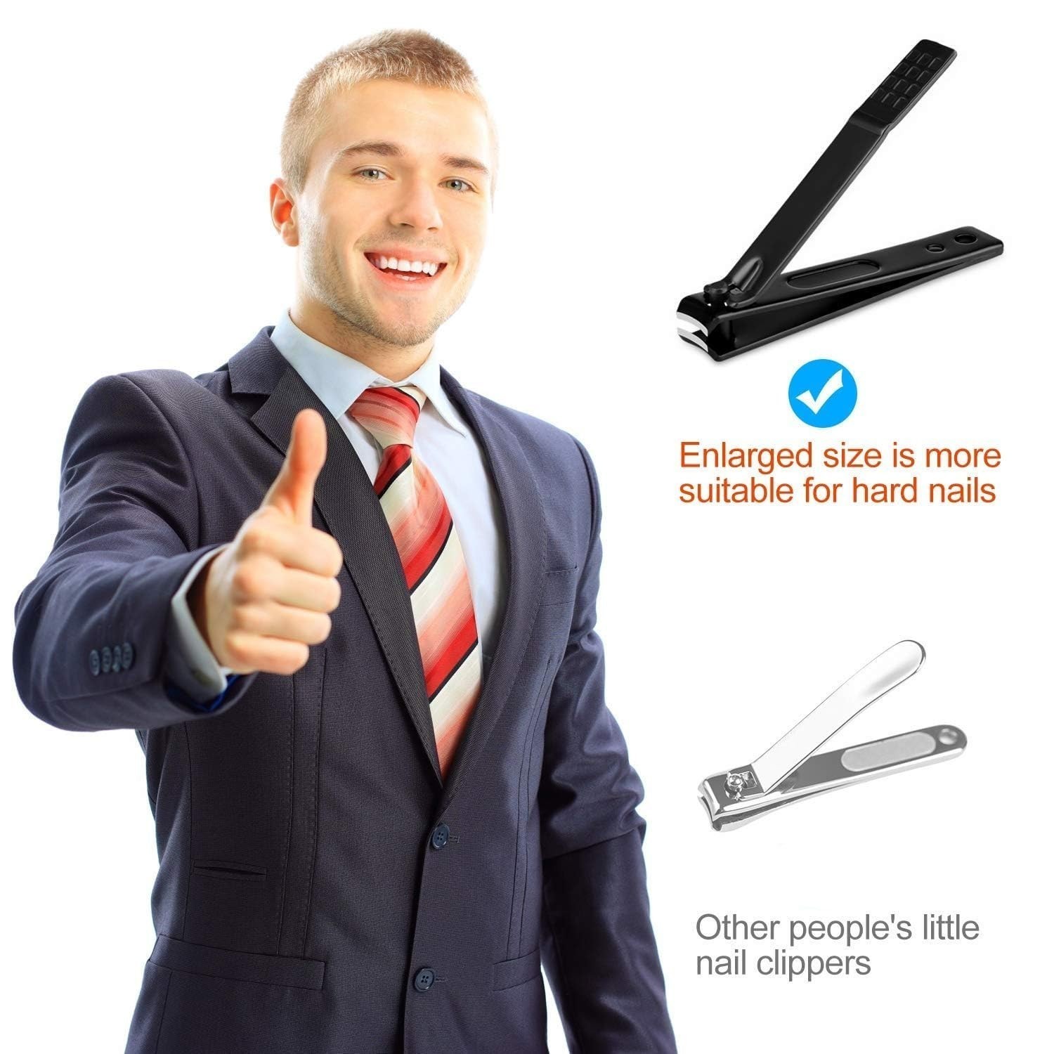 Stainless Steel Manicure Set Finger Nail Clippers Scissors Grooming Kit-7 Pcs