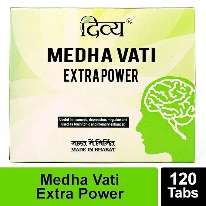 5 X Medha Vati Extra Power 600 Tabs 100% HERBAL FREE SHIPPING 2029 Expiry