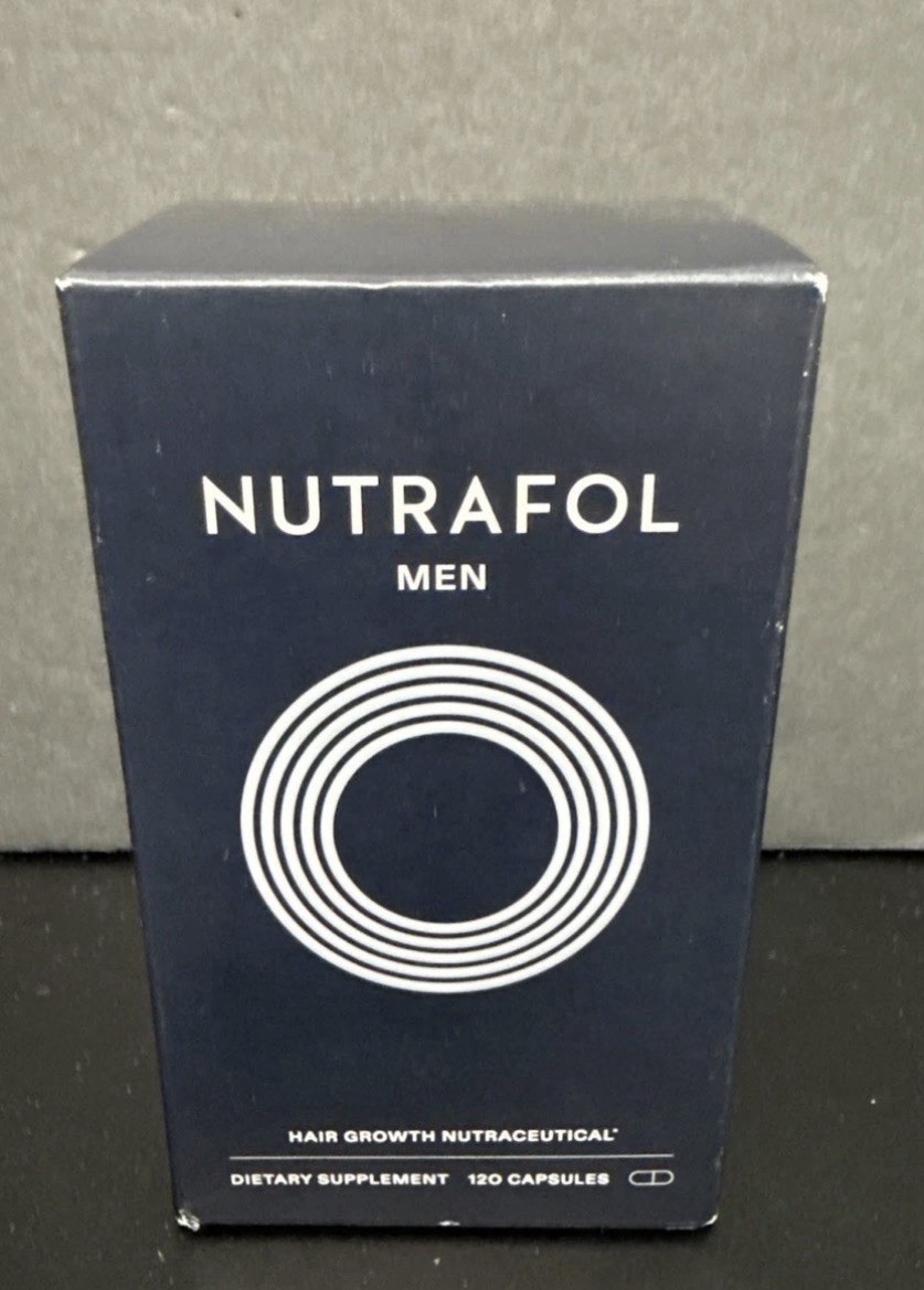 NUTRAFOL Men Hair Growth Nutraceutical 120 Capsules NEW – EXP 09/27