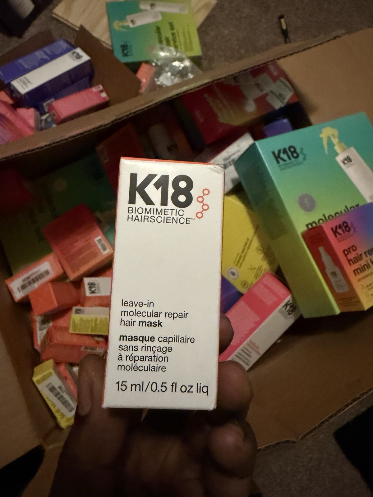 K18 Leave In Molecular Repair Hair Mask 15mL NEW Authentic Hair Treatment