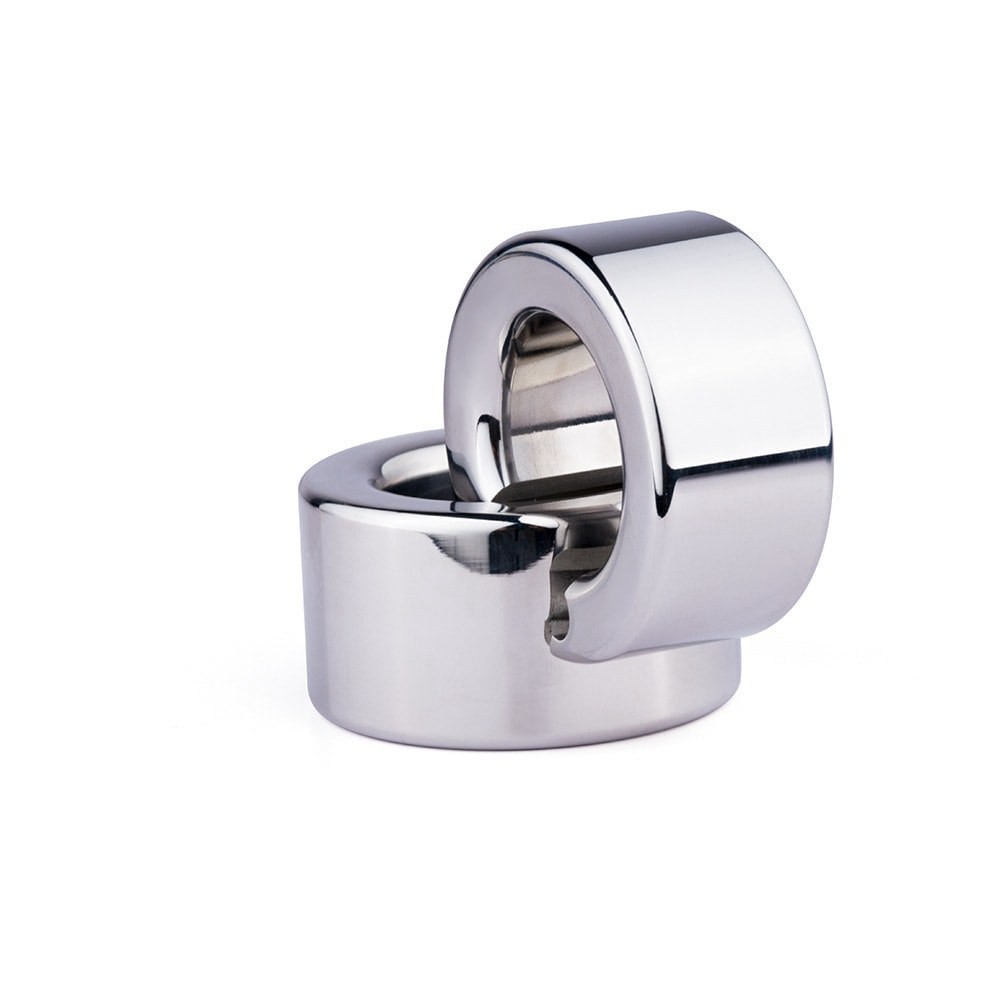 Stainless Steel Penis Ball Stretcher Scrotum Ring Pendant Weight for Male Delay