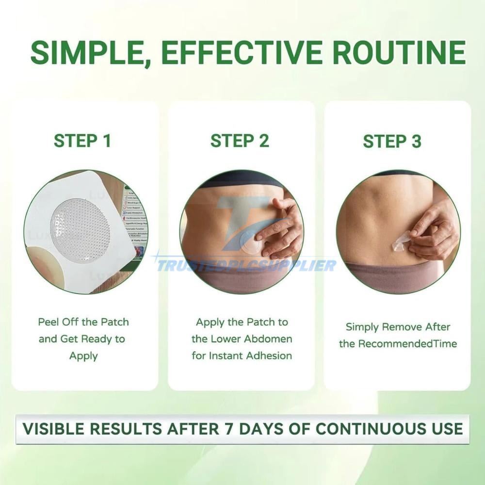 3-Pack Moringa Berberine NAD+ Weight Loss Patches Advanced Nano Microneedle