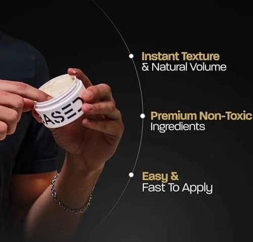 BASED Hair Clay for Men, Premium Hair Clay with Strong Hold, Texturizing Finish