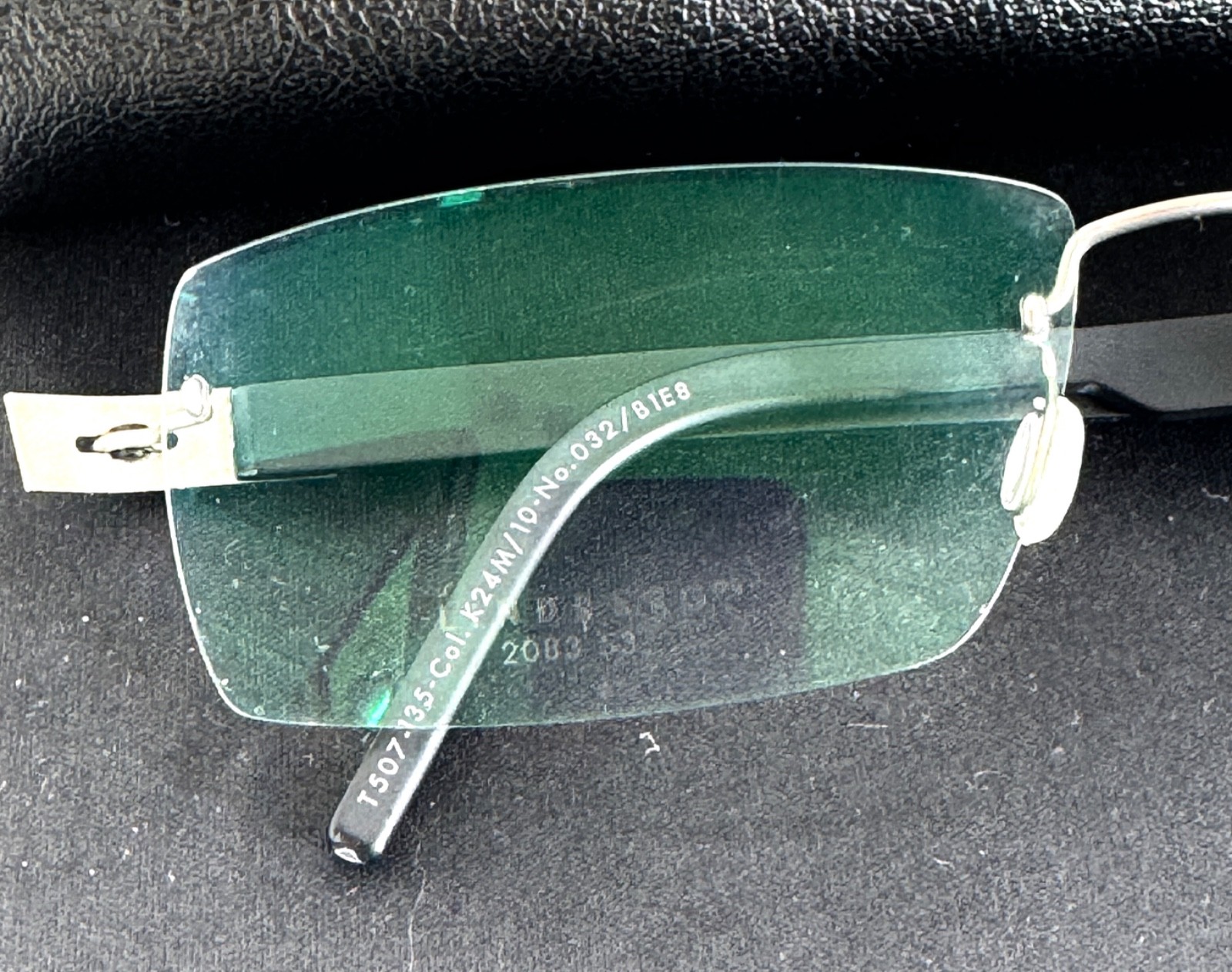 LINDBERG SPIRIT 2083 032/B1E8 T507 K24M/10 Grey Black Eyeglasses 53-17-135 B:31
