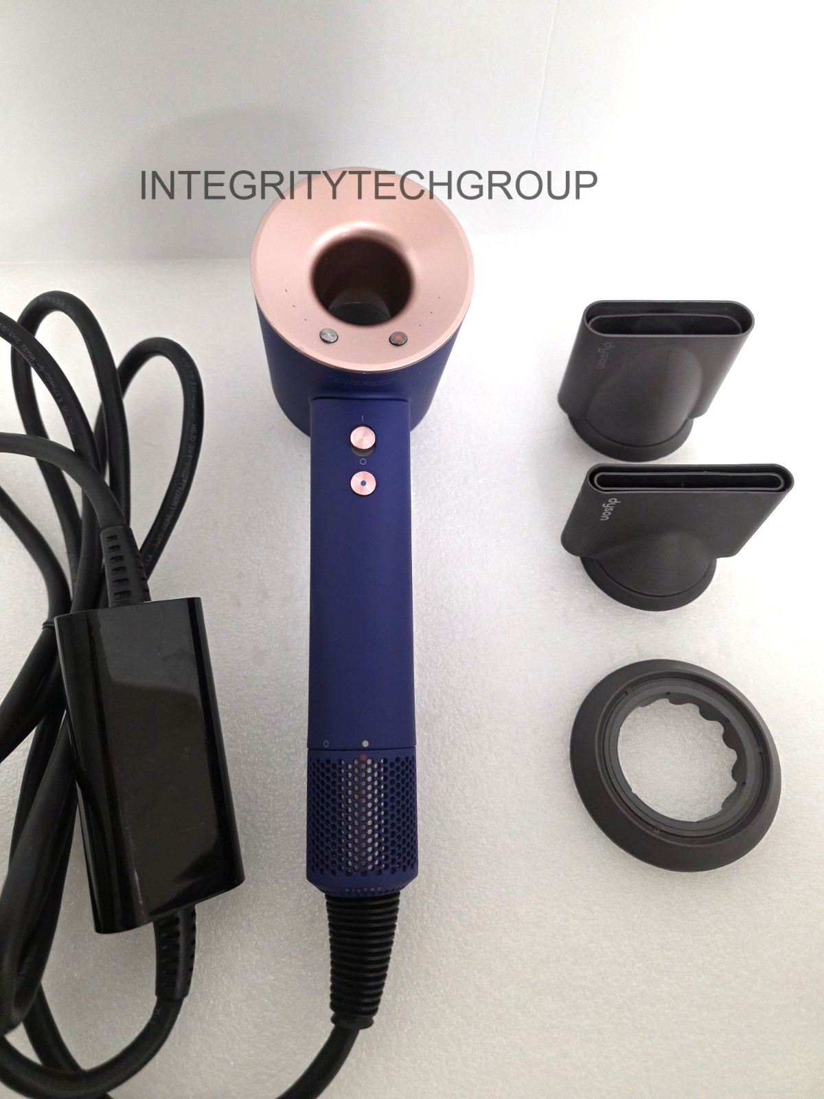 Genuine Dyson Supersonic Hair Dryer with 3 Styling Attachments – Colors USED