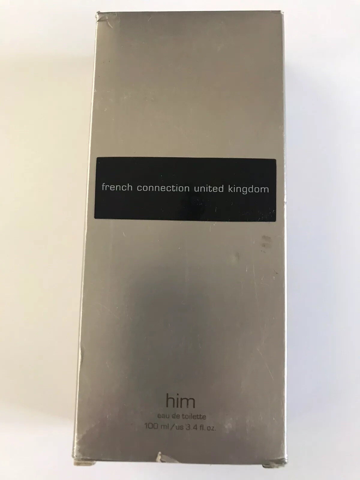 French Connection United Kingdom Him 3.4 oz 100 ml Eau De Toilette Spray NIB Men