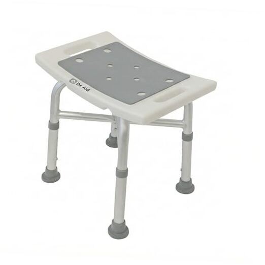 Shower Chair for Inside Shower – 400 lbs, 5-Height Adjustable Bathroom Stool