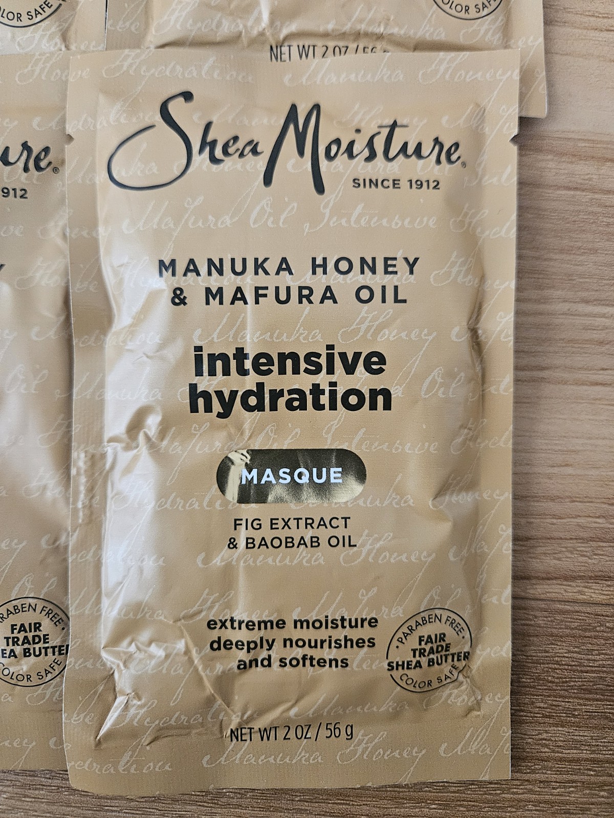 SheaMoisture Manuka Honey & Mafura Oil Hydration Hair Mask 2 oz Paraben-Free